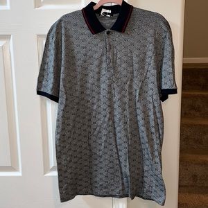 Gucci Men Polo Logo Shirt